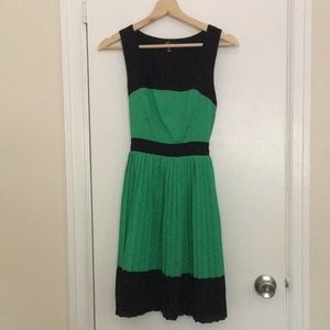 Medium Monteau Dress Green Color Block